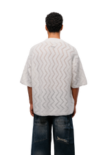 Load image into Gallery viewer, Knit Tee in white
