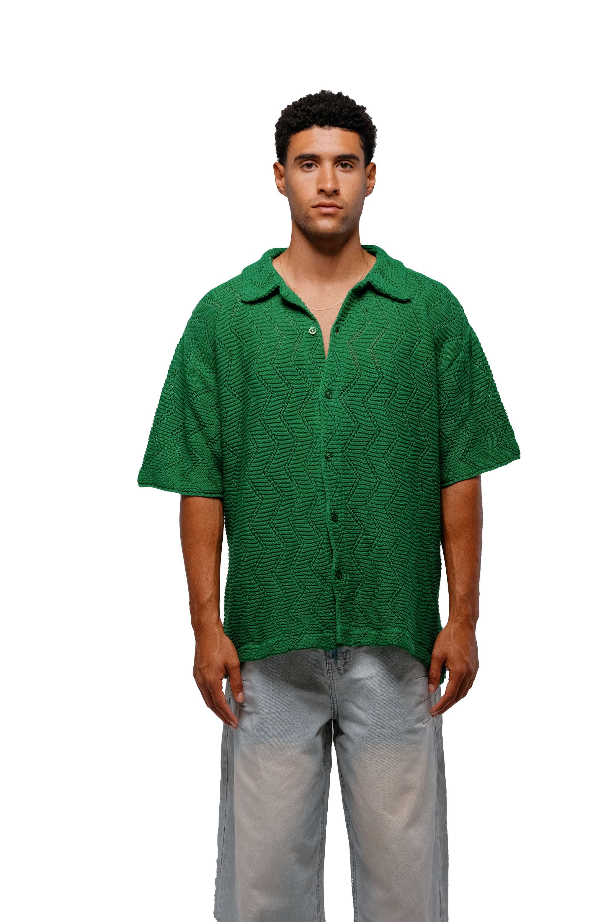 Knit Shirt in green