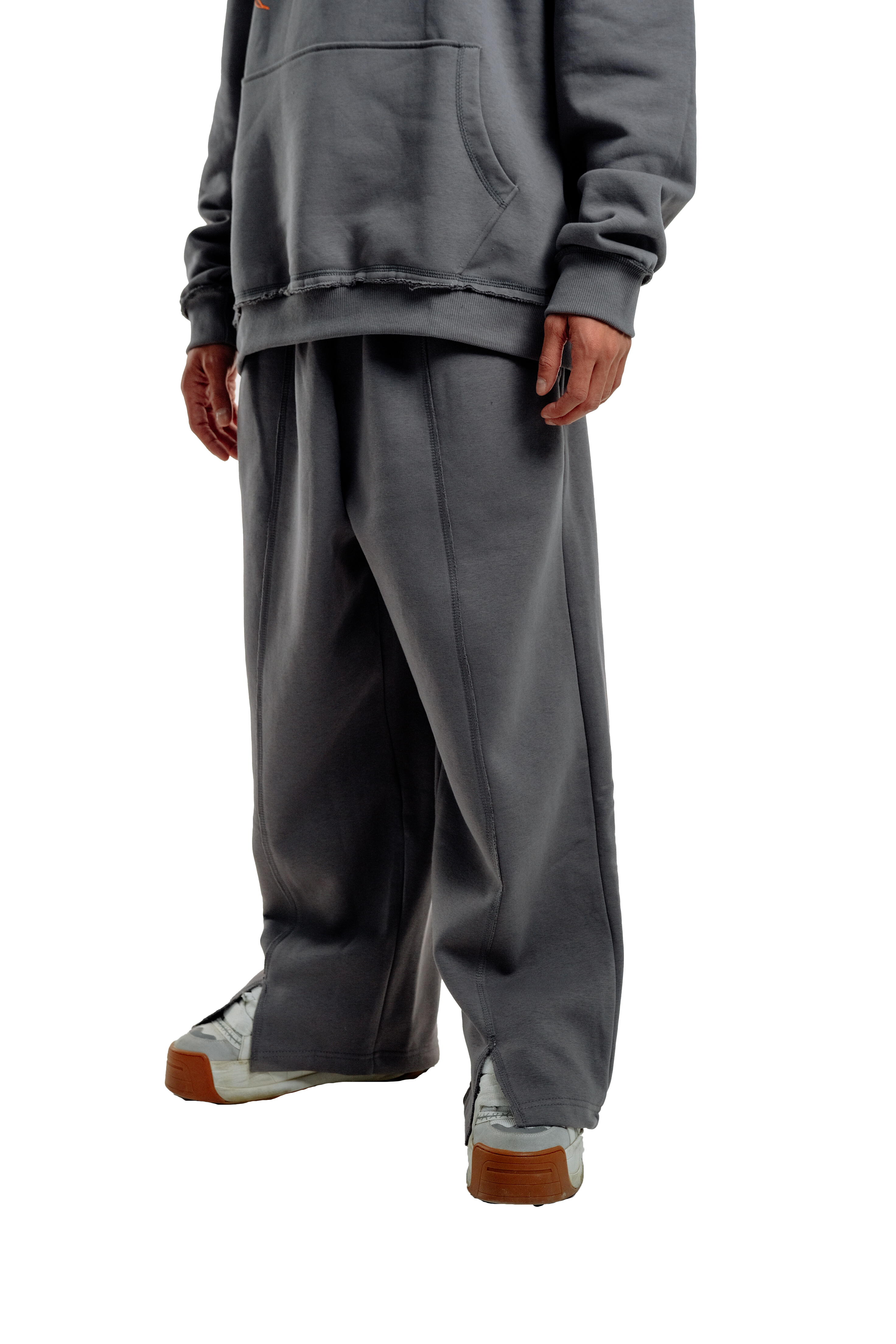 The big pants in grey