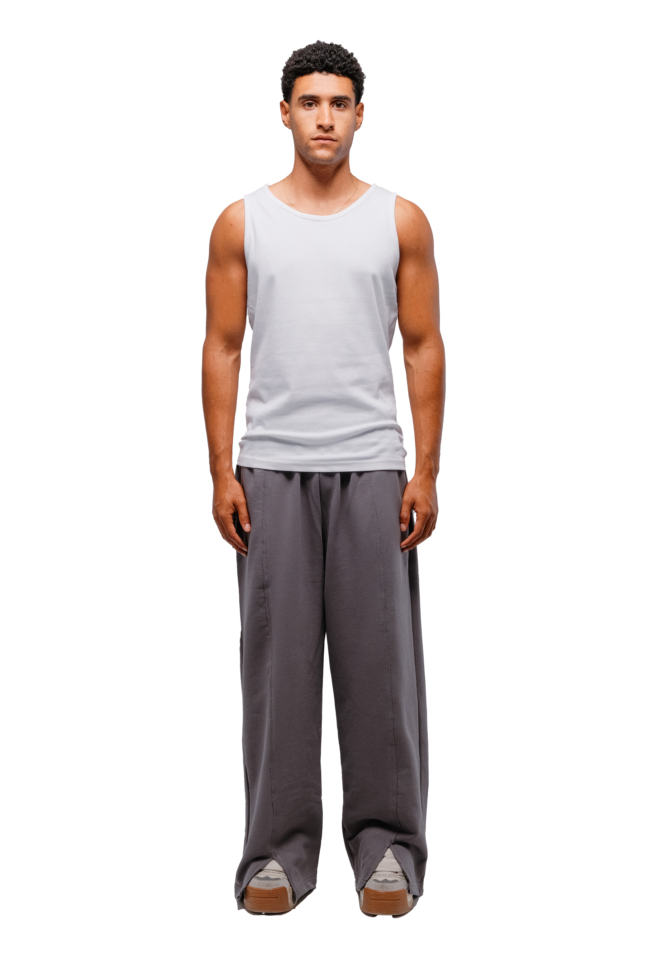 The big pants in dark grey