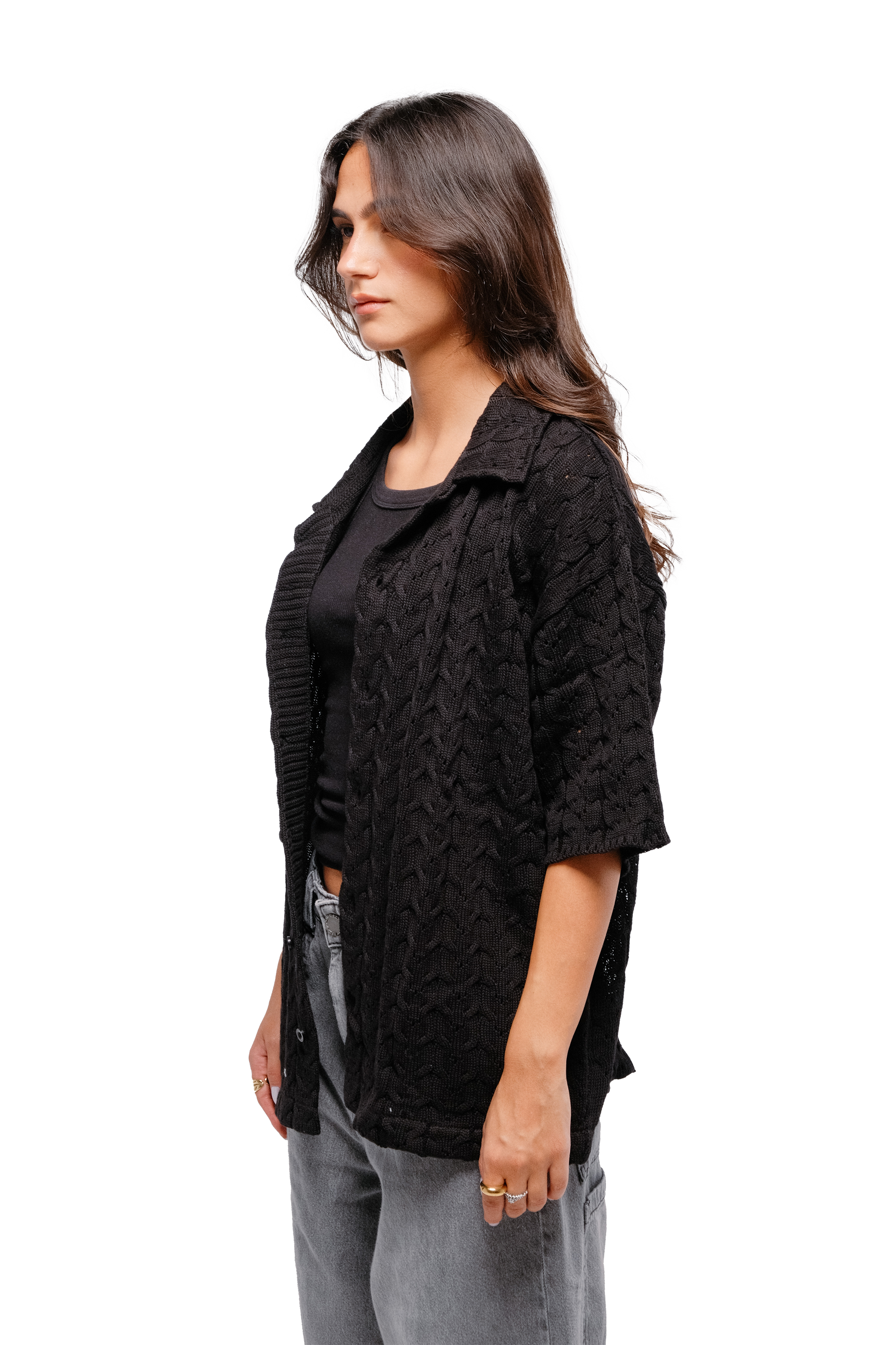 Knit Shirt in black