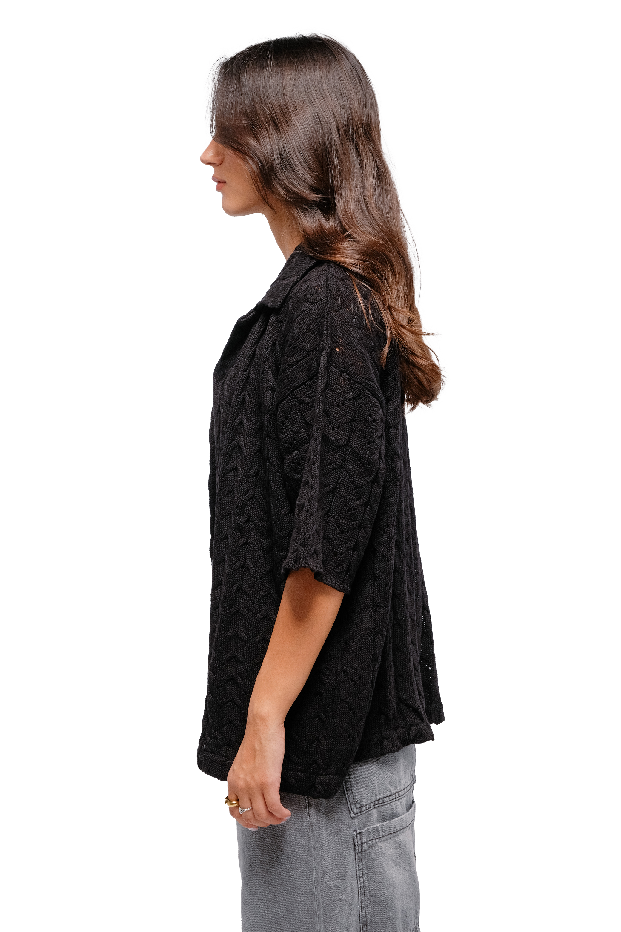 Knit Shirt in black