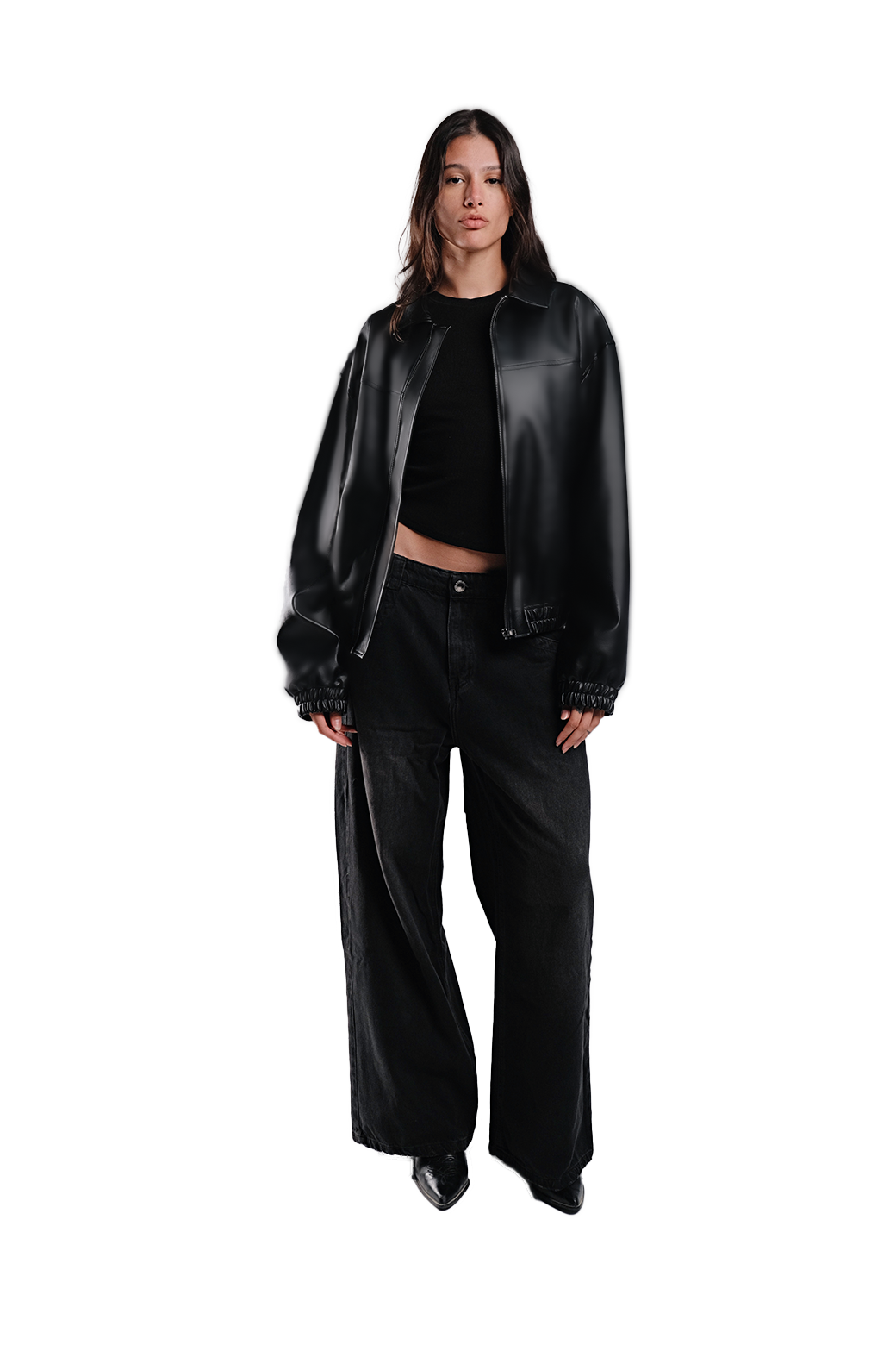 Ripper jacket in matte black – Decked Out