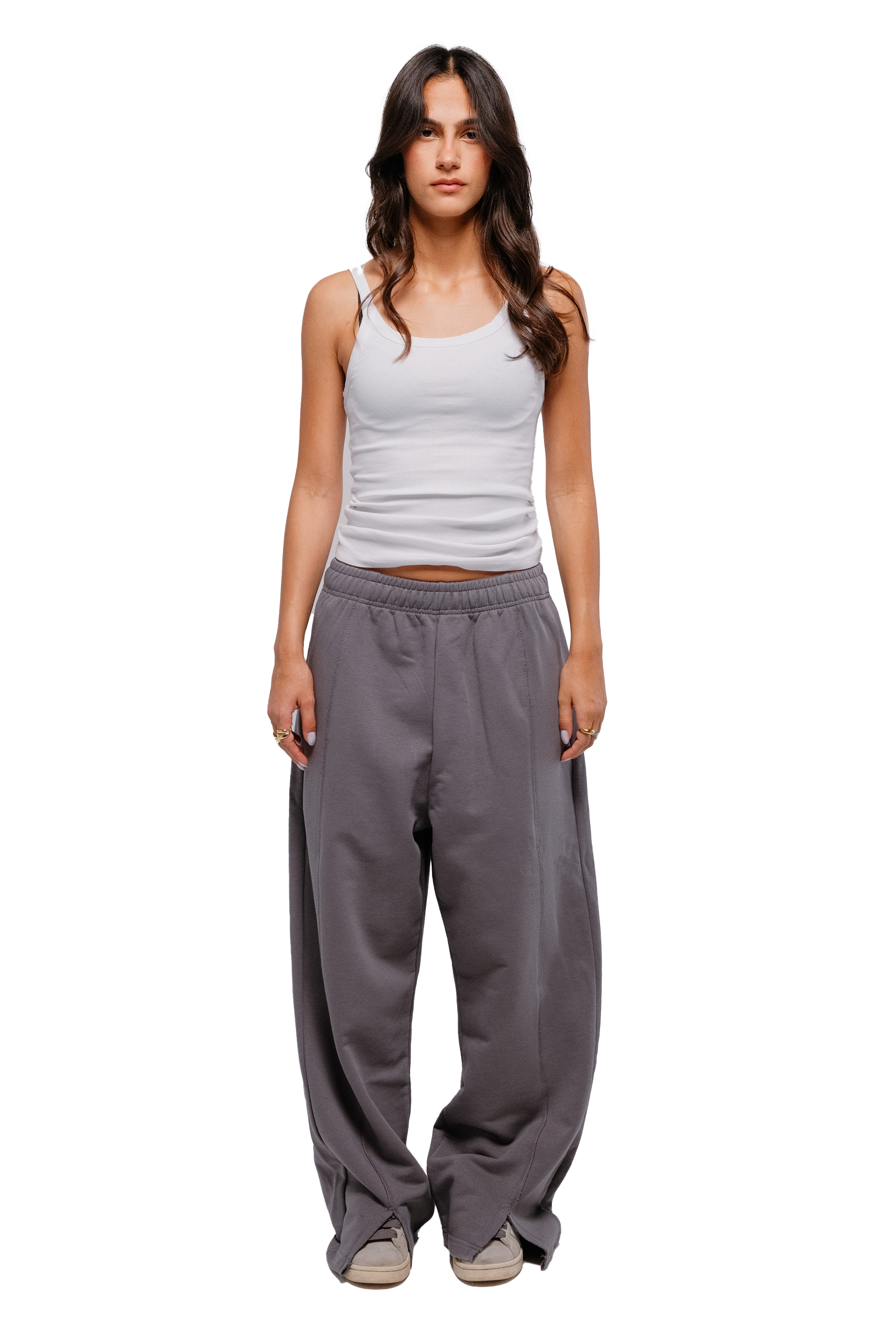 The big pants in dark grey