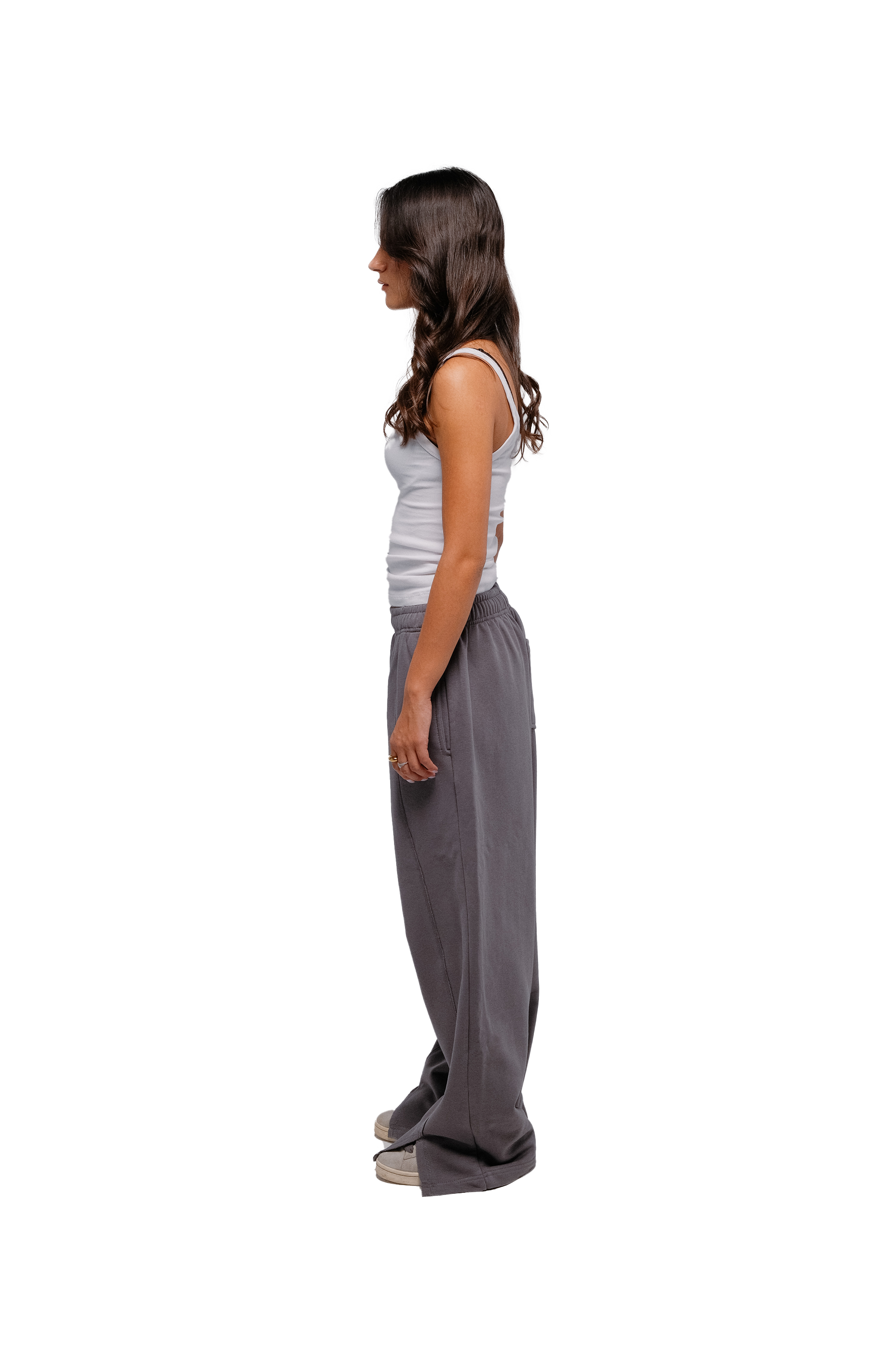 The big pants in dark grey