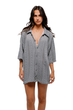 Load image into Gallery viewer, Knit Shirt in grey
