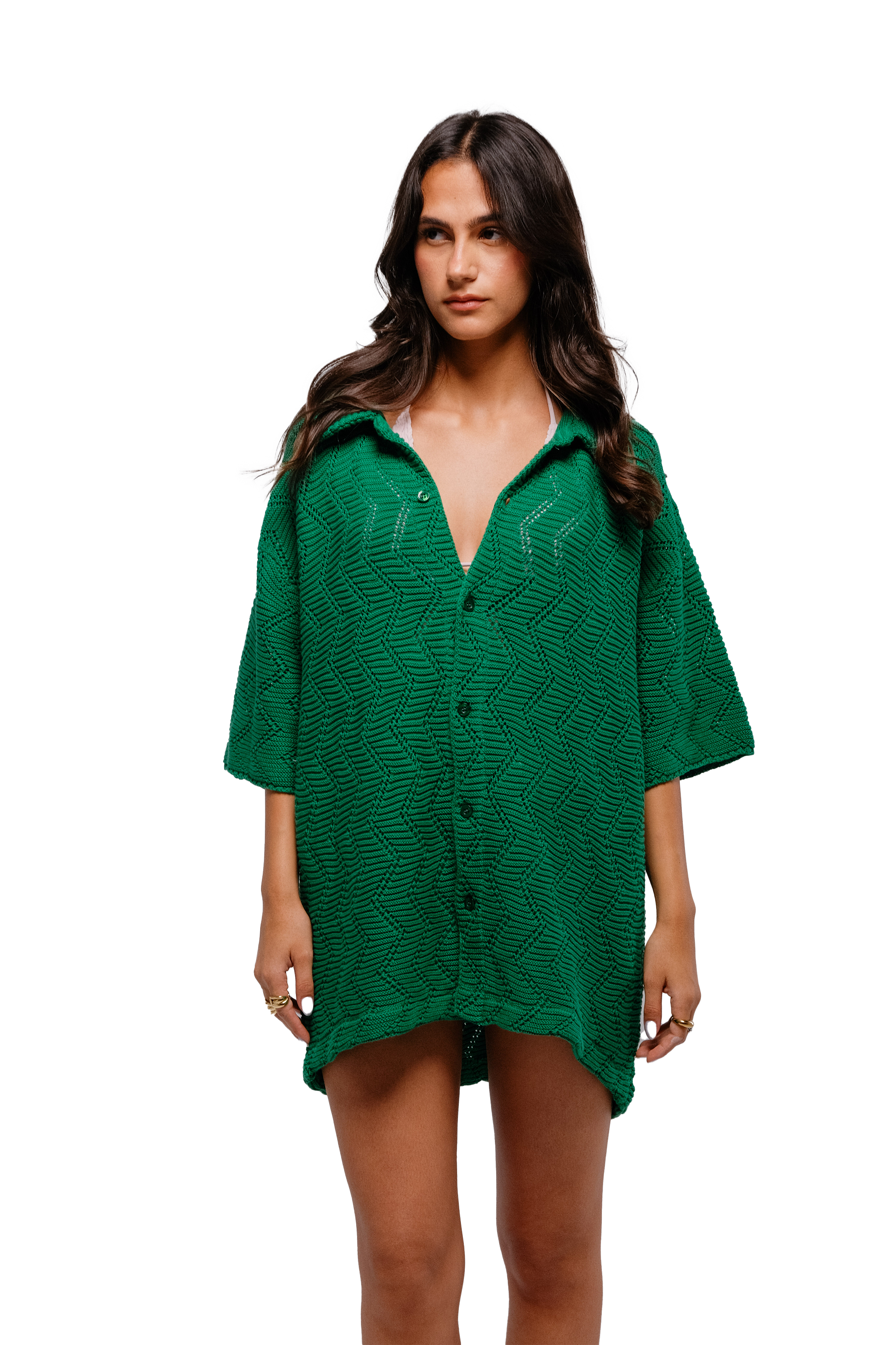 Knit Shirt in green