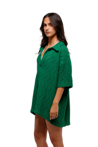 Knit Shirt in green