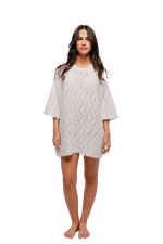 Load image into Gallery viewer, Knit Tee in white
