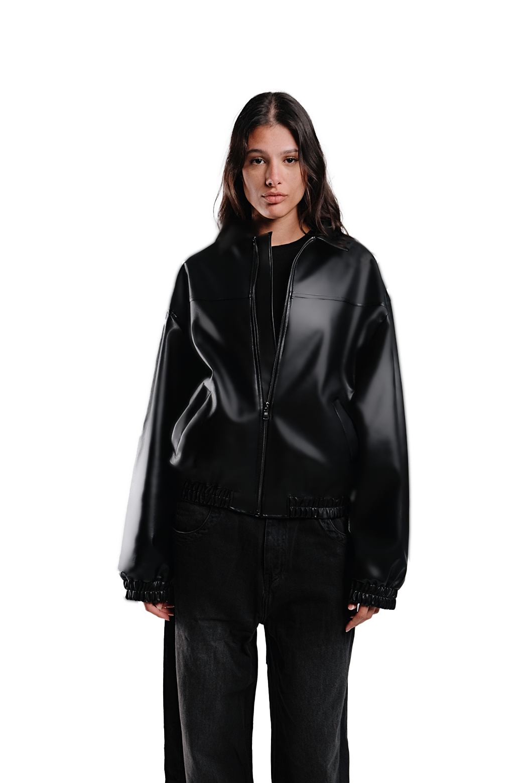 Ripper jacket in matte black – Decked Out