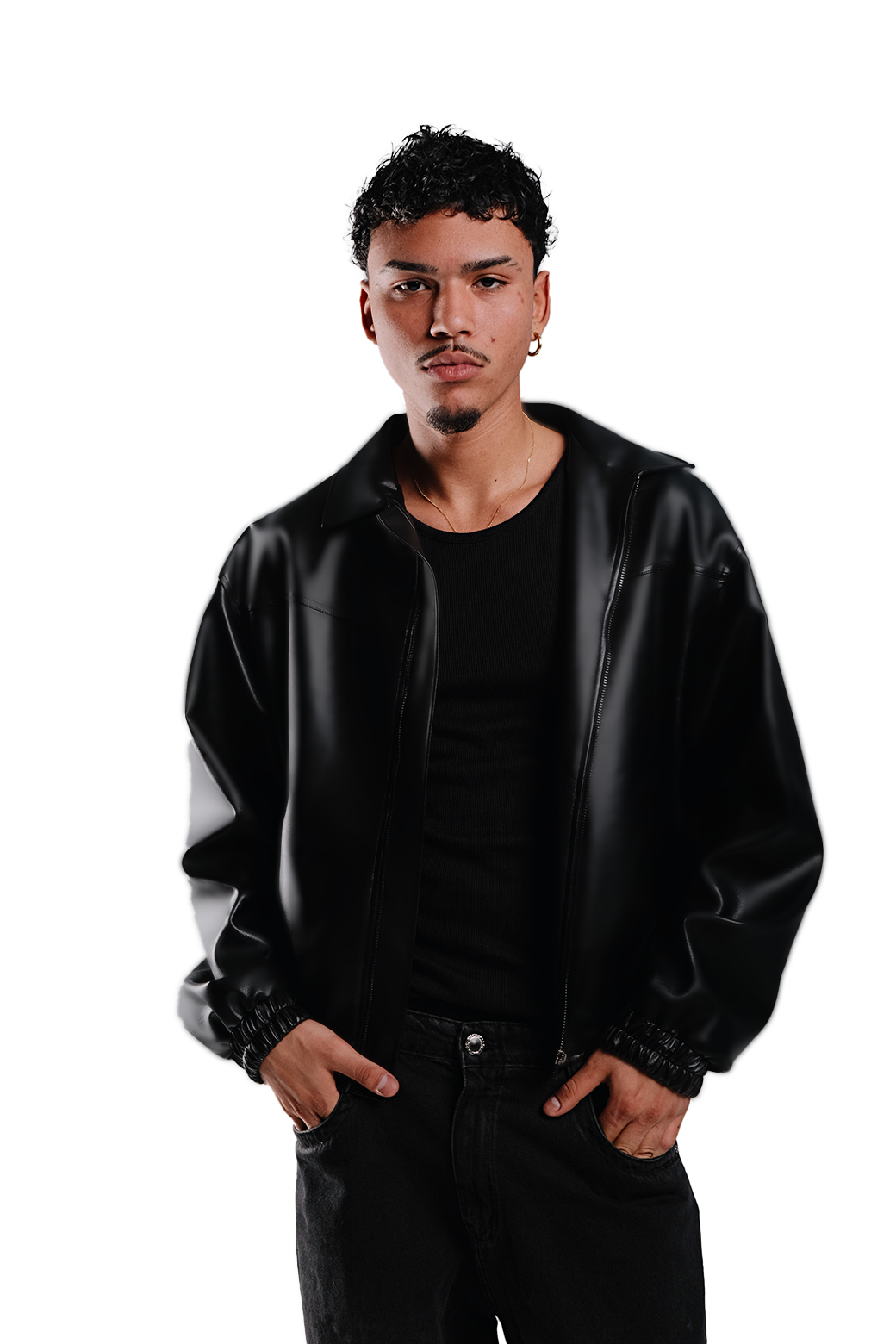Ripper jacket in matte black – Decked Out