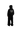 Love Who? Hoodie in black