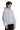 Cairo Lines Hoodie in Marl Grey